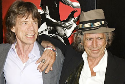 Mick Jagger and Keith Richards