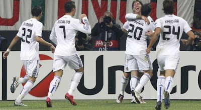 hasil pertandingan Milan vs Madrid