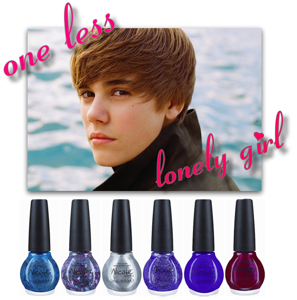 Justin Bieber fans, rejoice! justin bieber one less lonely girl nail polish. Justin Bieber fans, rejoice!