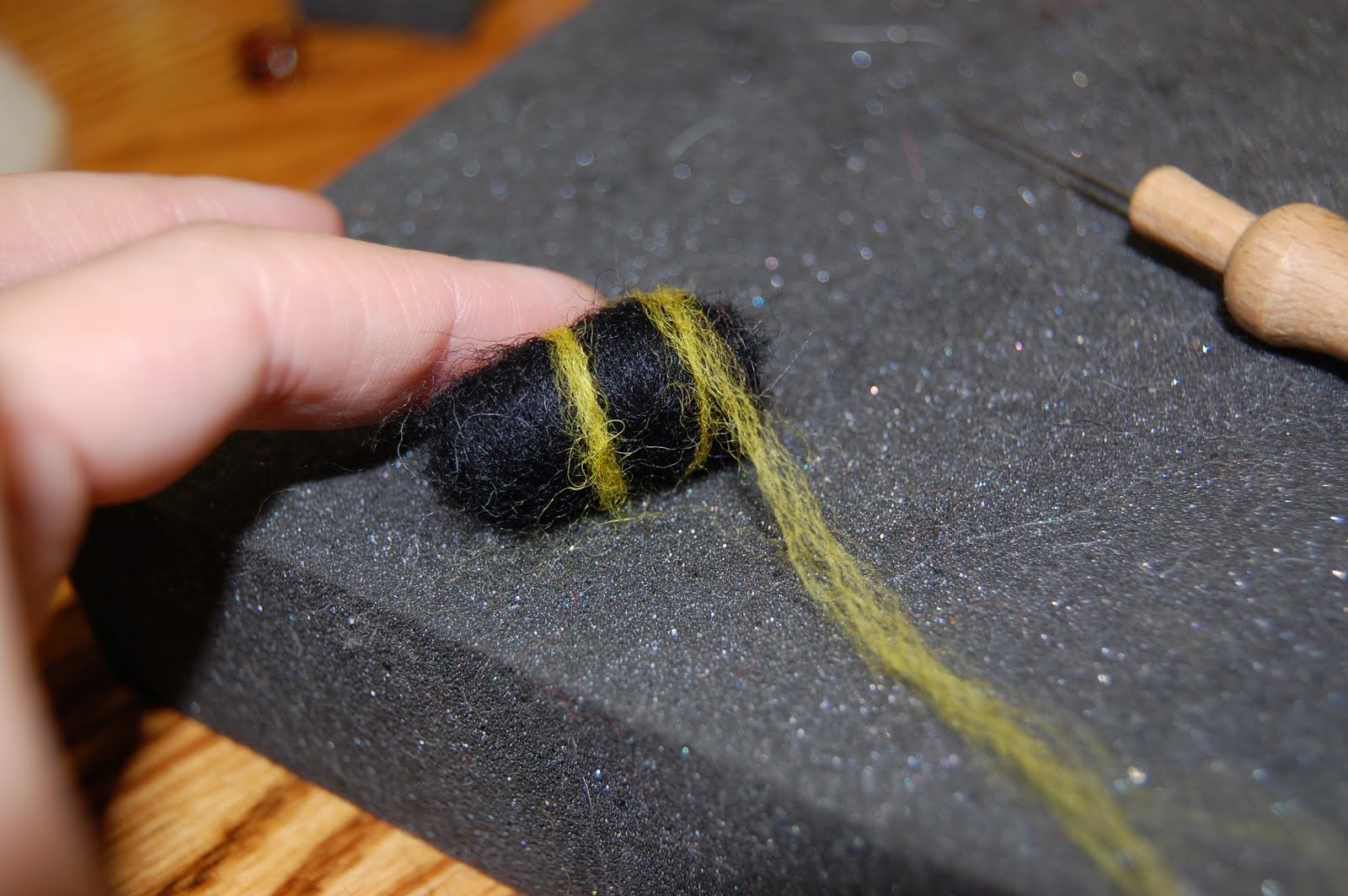 Ancient Hearth Summer Bees Needle Felting Tutorial