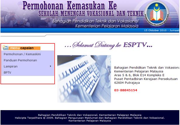 KEMASUKAN KE SEKOLAH MENENGAH VOKASIONAL DAN SEKOLAH MENENGAH TEKNIK