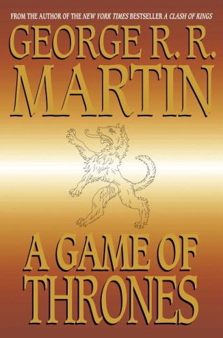 game of thrones book cover. Title: A Game of Thrones