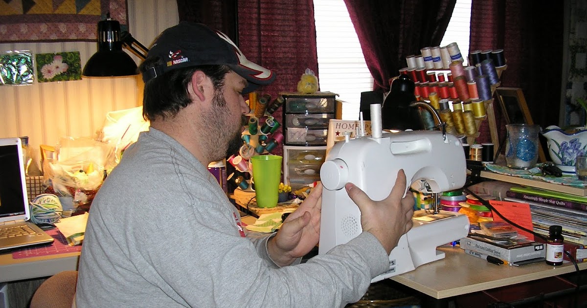 Tonya's Sewing Room My very own sewing machine repair man.