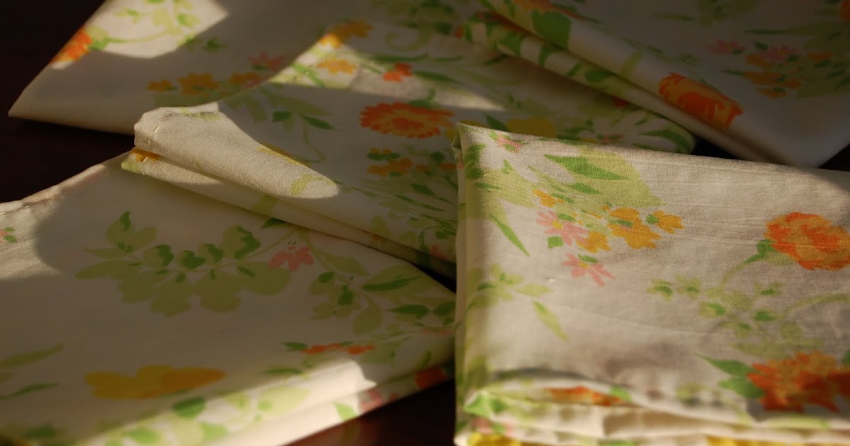 Jay Made It Tutorial Handstitched dinner napkins