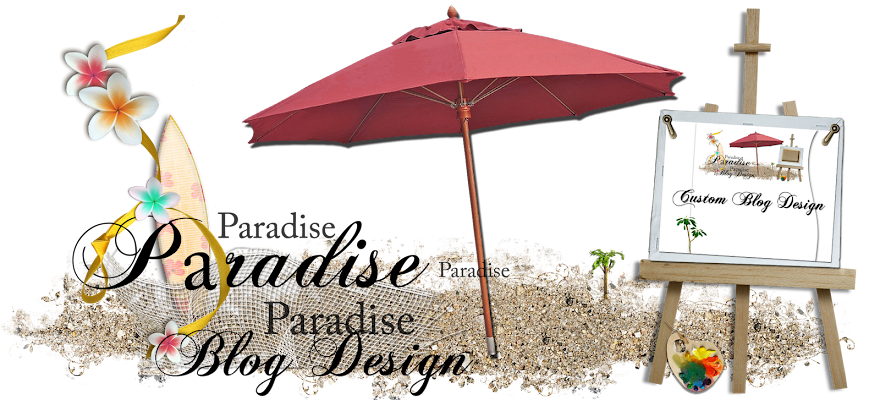 Paradise Blog Design - Blog in a Bottle