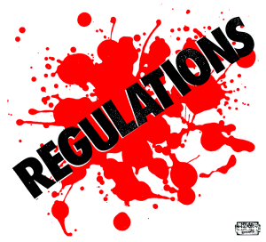it doesn't have to get bloody federal regulations