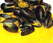 Moules safranées