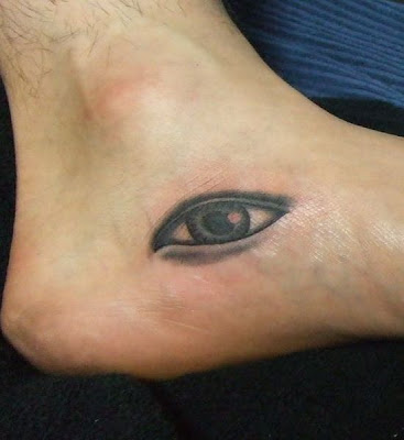 Imagine a celebrity got eye inked on foot. Eye tattoos are nothing latest 