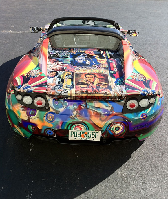  Tesla Art Car For Sale rear