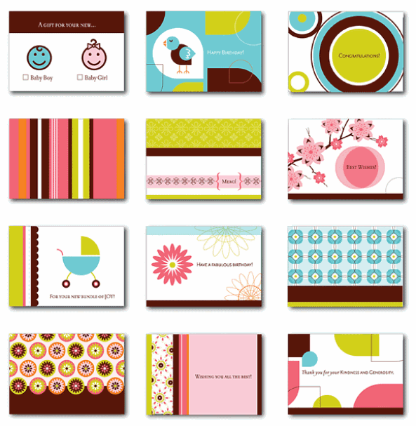 Decorative Index Cards