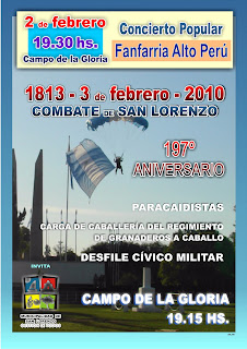 AFICHE 197 Aniversario Combate de San Lorenzo
