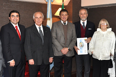 Ivan Ludueña Chinellato, Giuseppe Angeli, Leonardo Raimundo, Rosario Micciche, Mirella Giai. Foto Prensa SL Junio 2010
