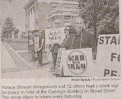 Standing for Peace in Rome, Georgia