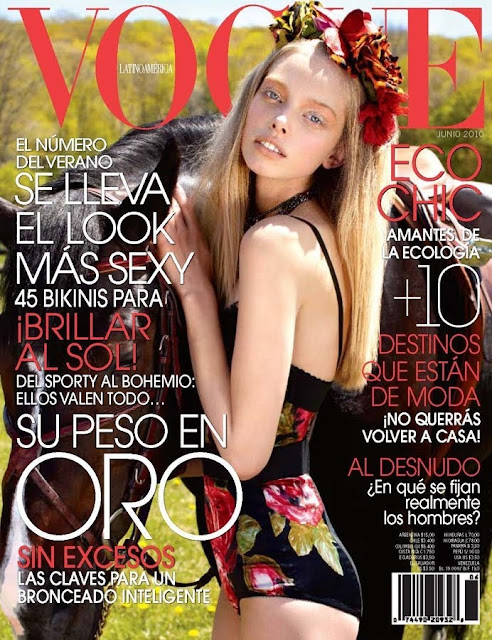 Editorial, Photoshoot, Vogue América Latina, Tanya Dziahileva,