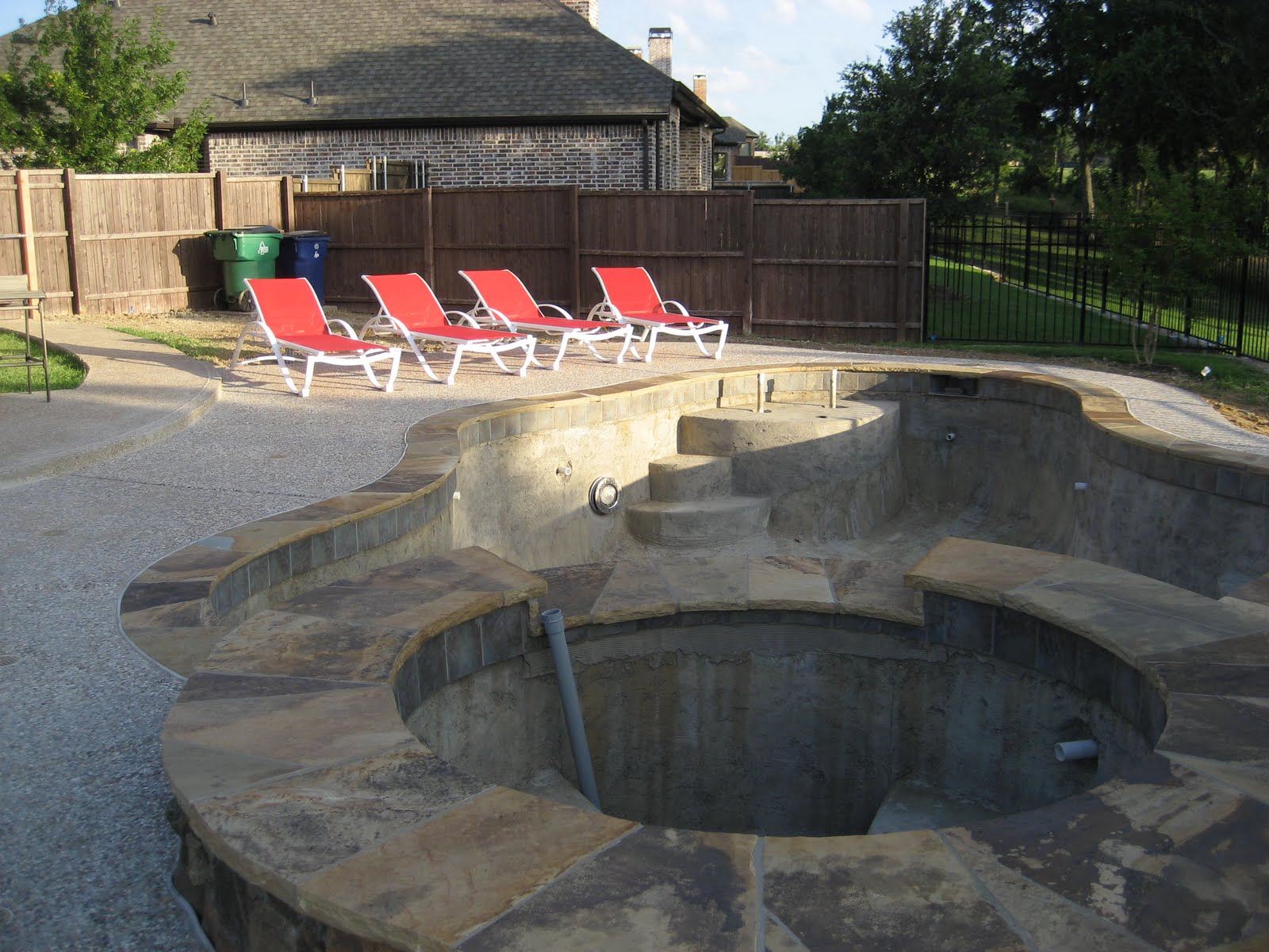 The Mota Family Final Stages of Pool Construction