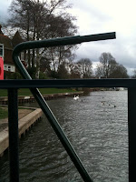 Our new view (and it's not raining!)