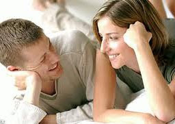 couple talks