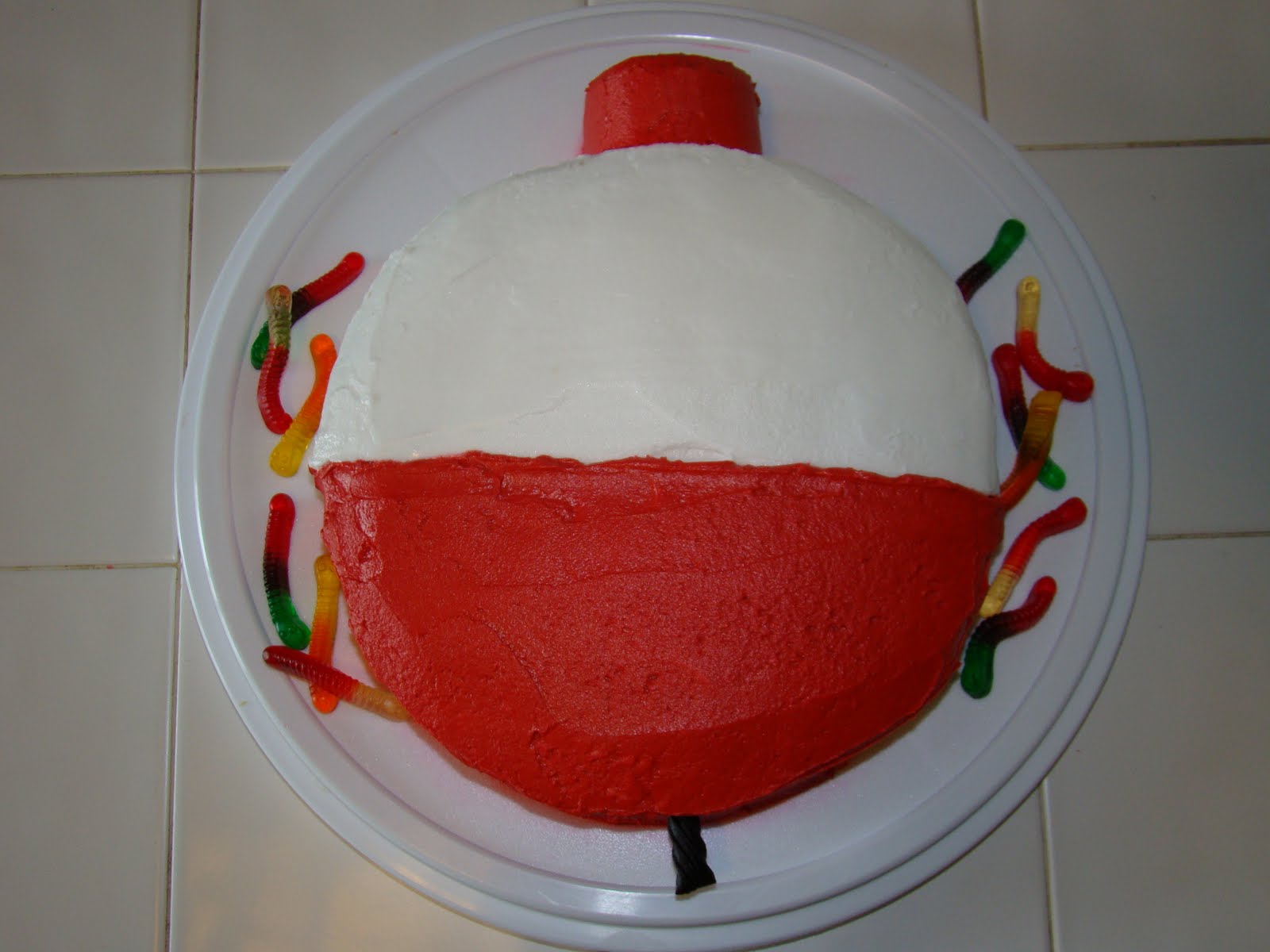Heather's Boutique Cakes Fishing Bobber Cake