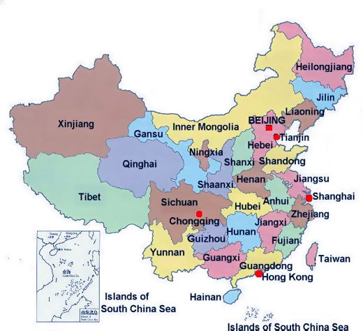 Map of China