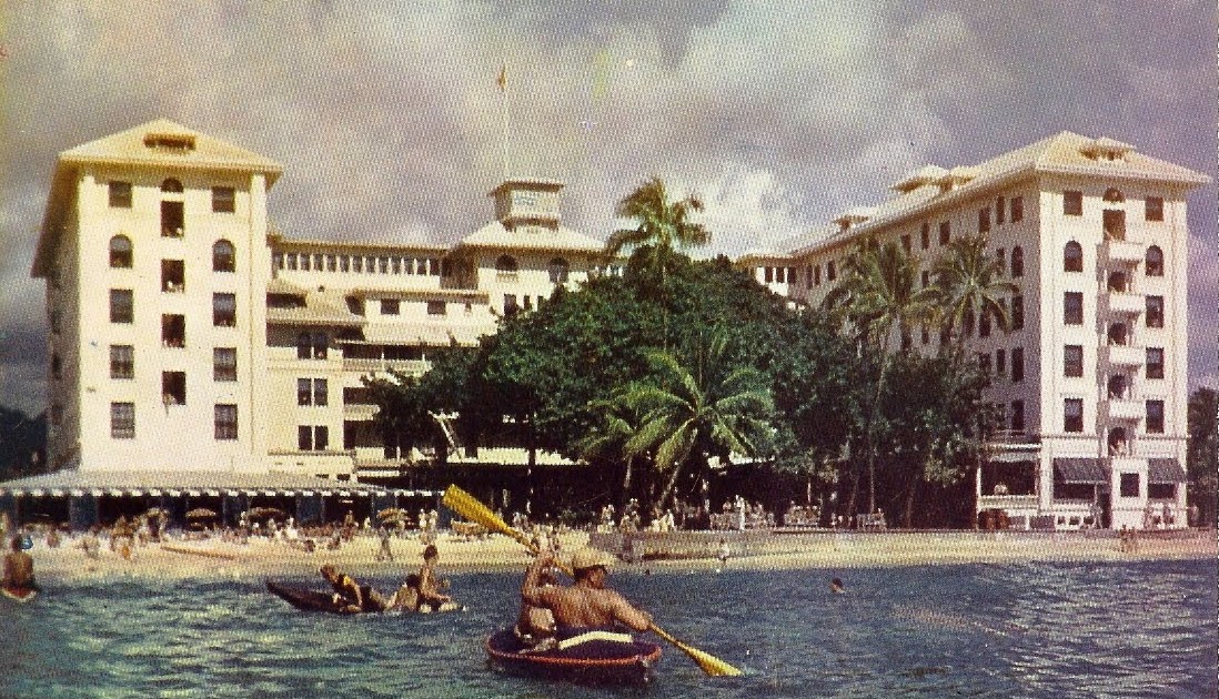 Writerquake Old Postcard Wednesday The Moana Hotel On