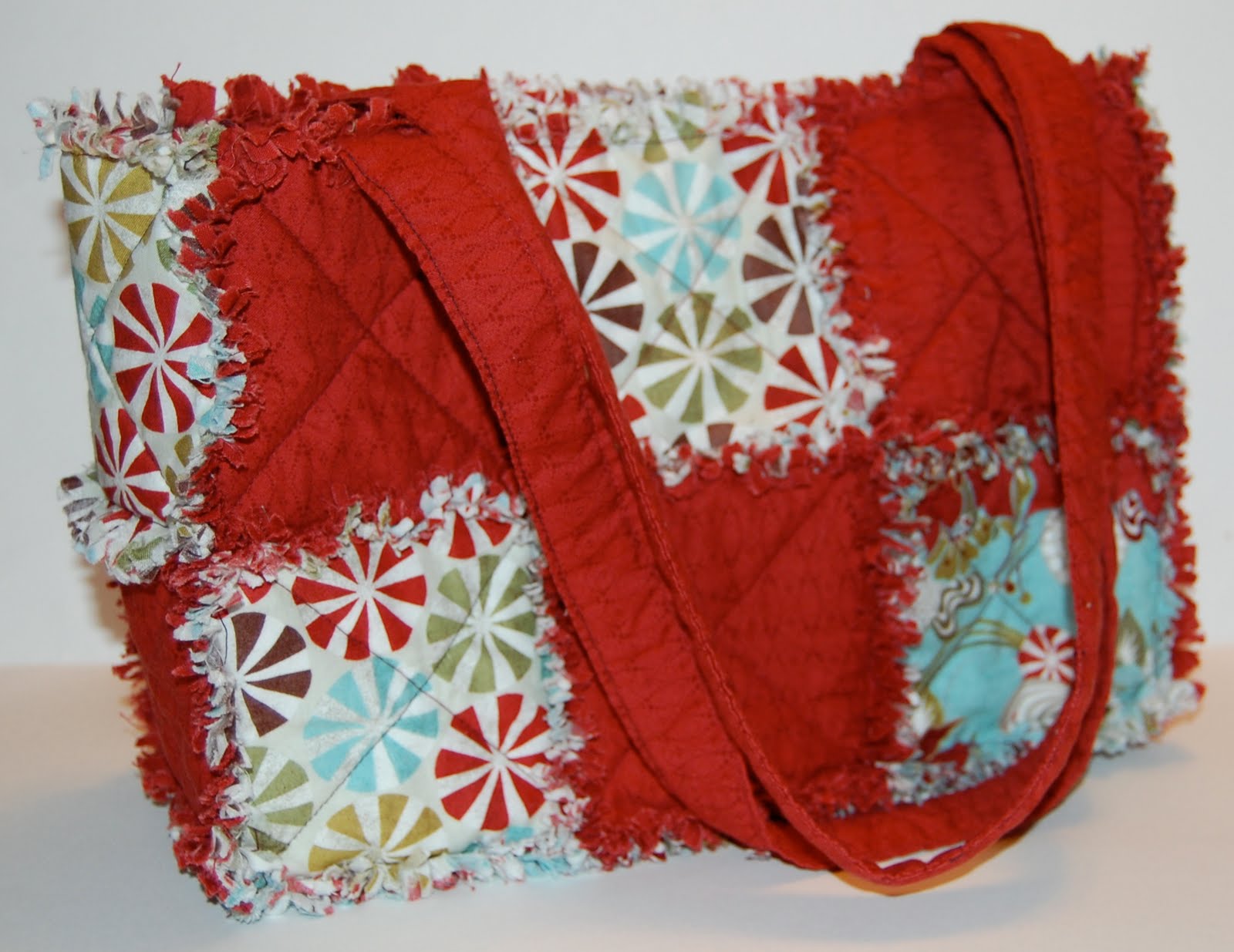Scrapster Rag Quilt Purse