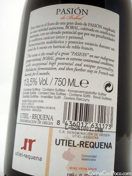 Pasion de Bobal - Vino - Bodegas Sierra Norte Pasion de Bobal - Vino - Bodegas Sierra Norte