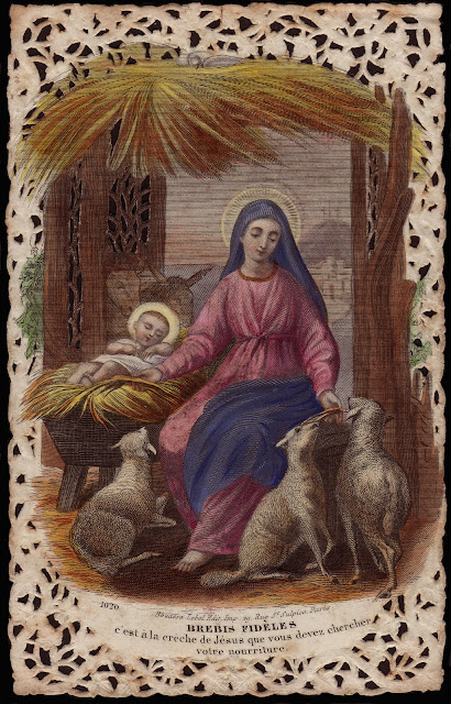 صور ميلاد يسوع المسيح من الفن القبطى النادر اوعا تفوتك  Christmas+Faithful+sheep+Mary+feeds