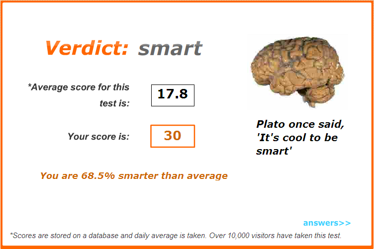 Common-Sense Test Common-Sense Test