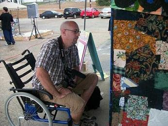 (click for video) Robbie Morgan (performer) speaks with Steve Pavey