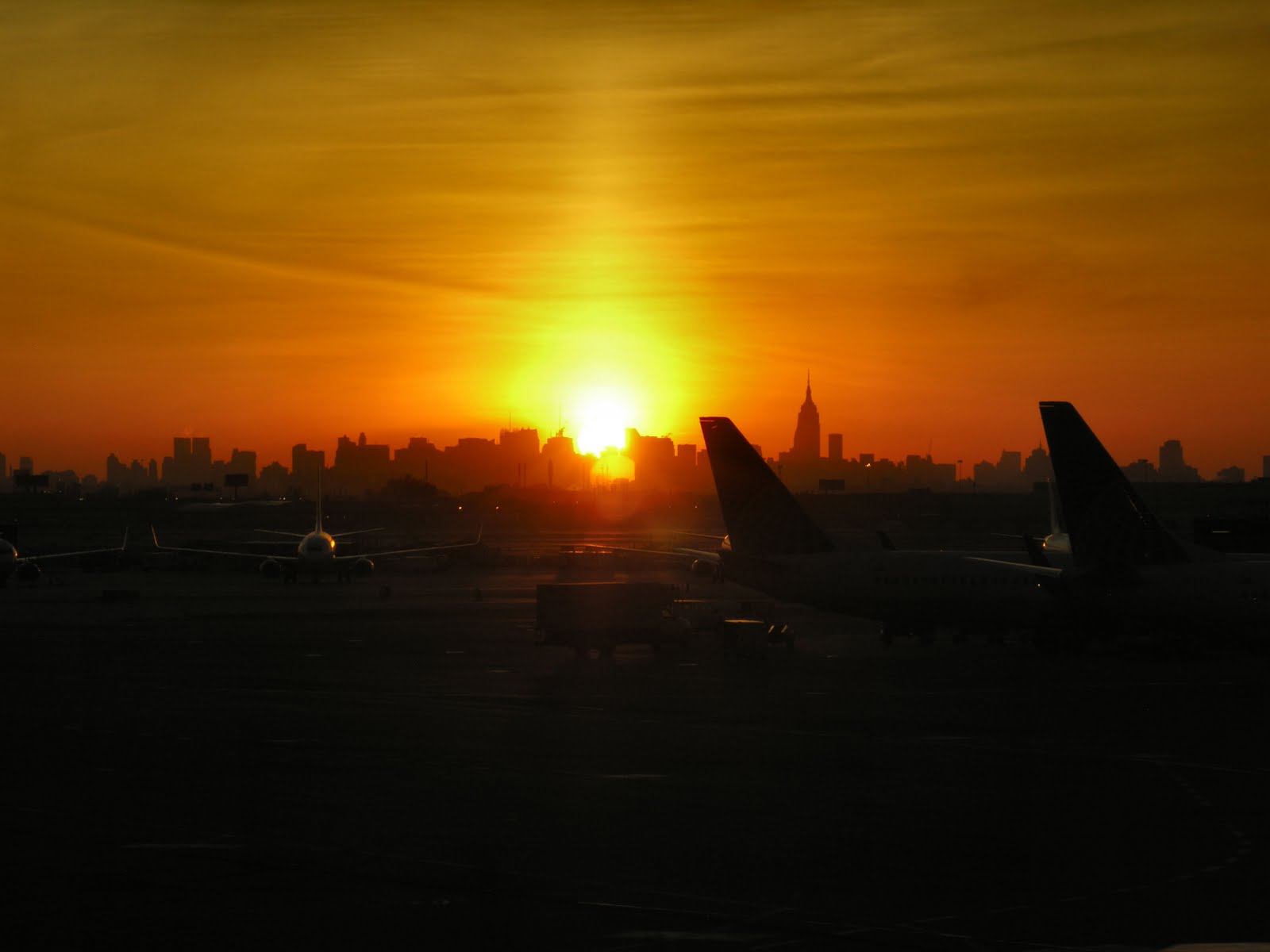 Airplane Sunrise