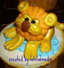 Lion Figurine Cupcake