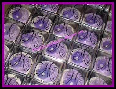 Purple Theme Cupcakes Doorgift