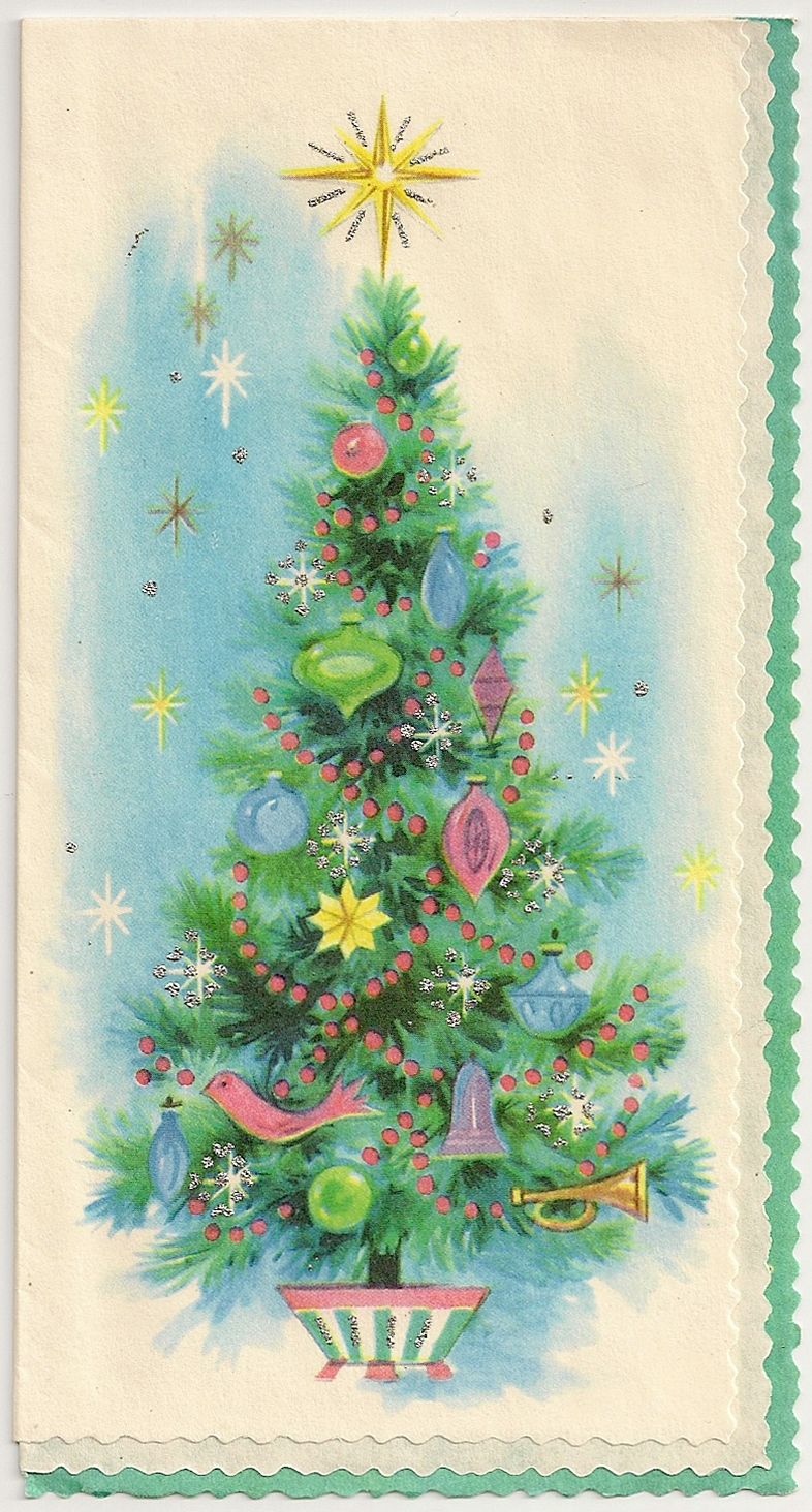 altered heART works Freebies For You Second Vintage Christmas Card