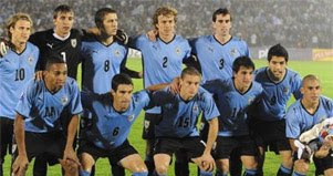 uruguay en sudafrica 2010, foto