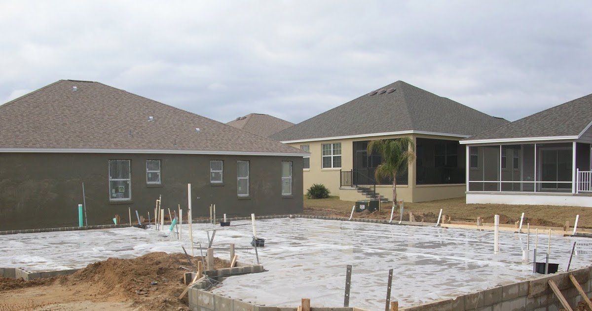 Our New Home in Florida: Ready to pour concrete