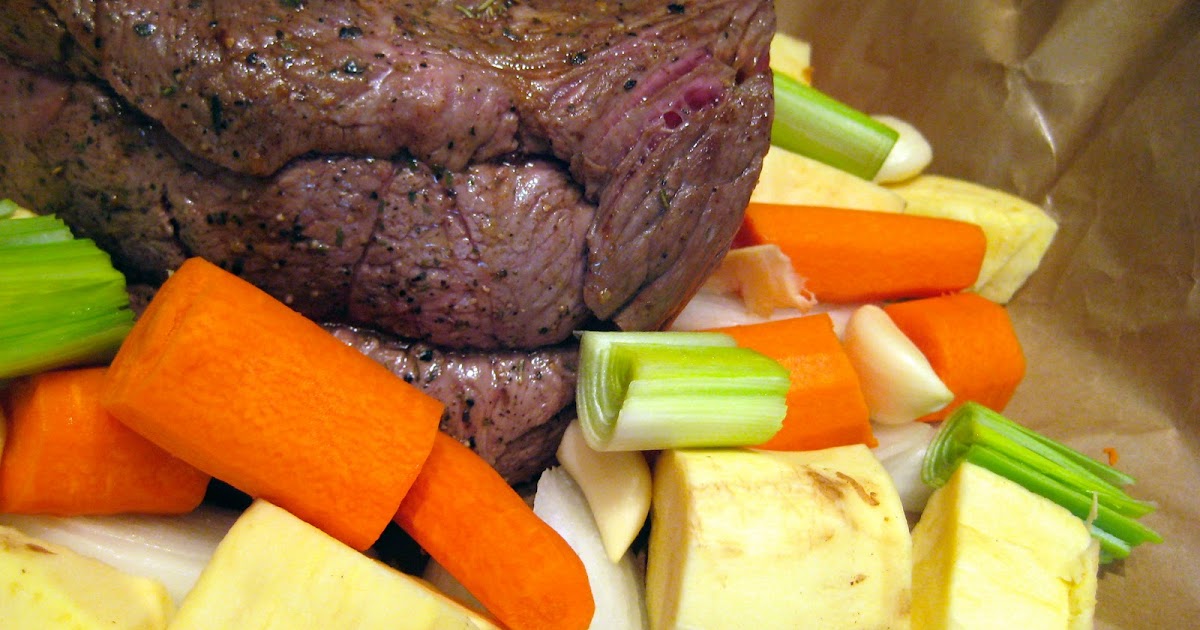 Starting to Simmer Sweet Potato Pot Roast