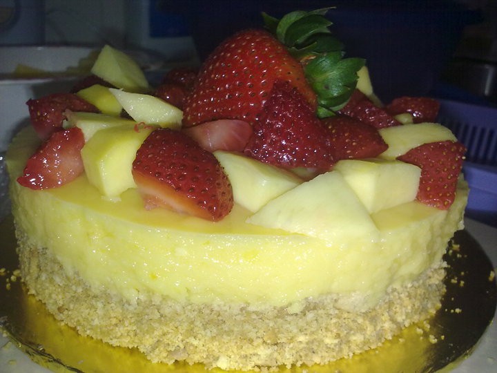 Jes's Deli Corner Mango Yogurt Pudding Cake