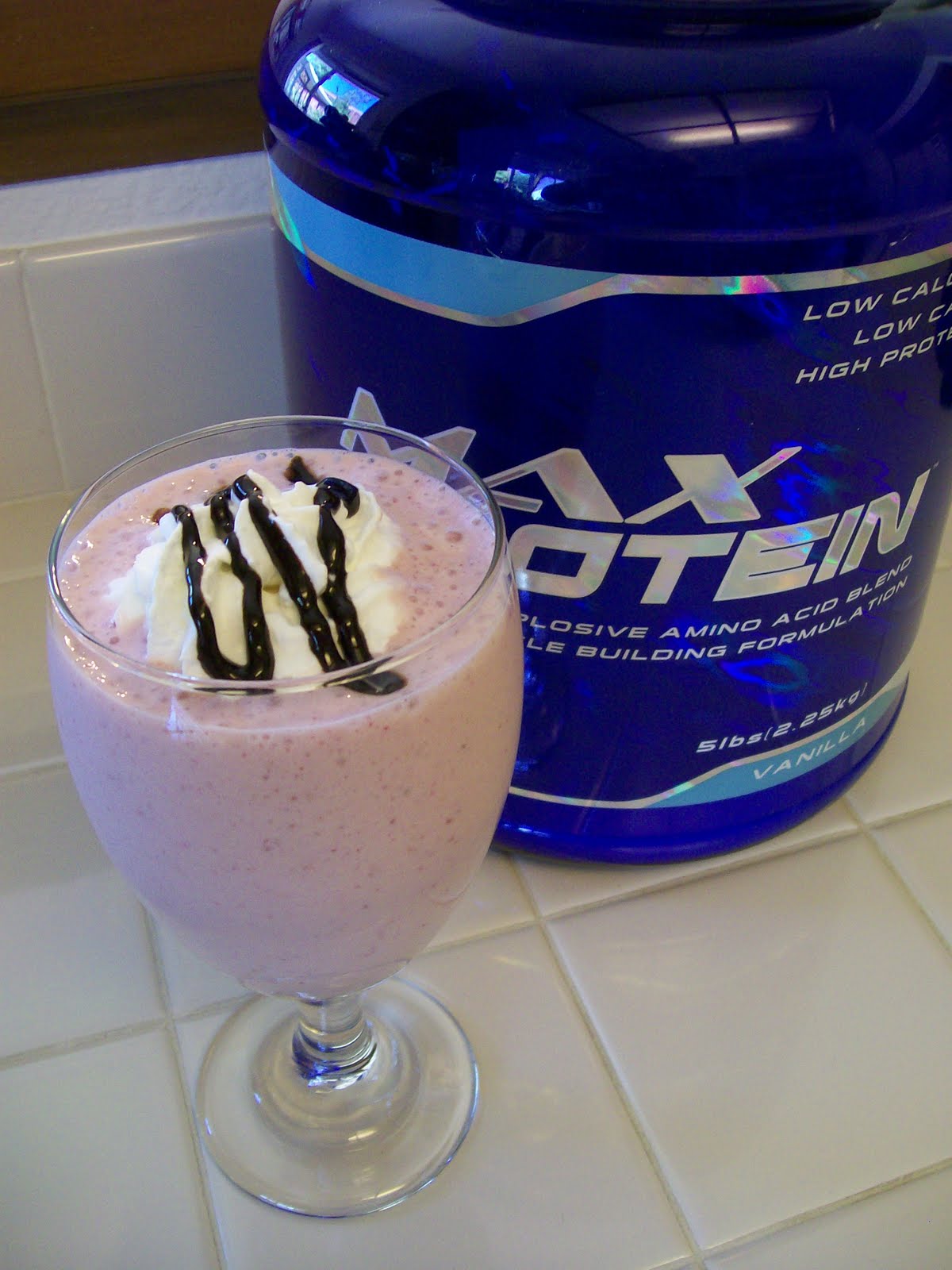 theworldaccordingtoeggface Banana Split Protein Shake