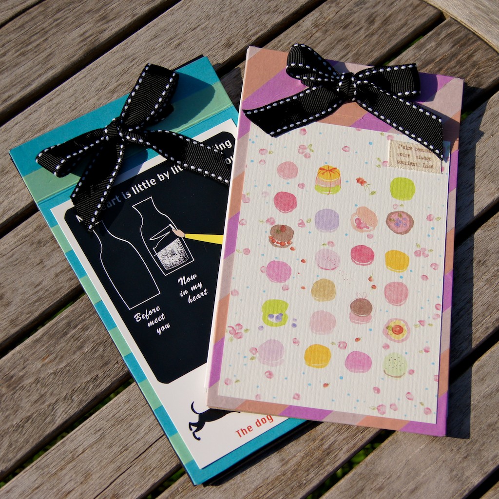 Omiyage Blogs DIY Charming Postcard Books