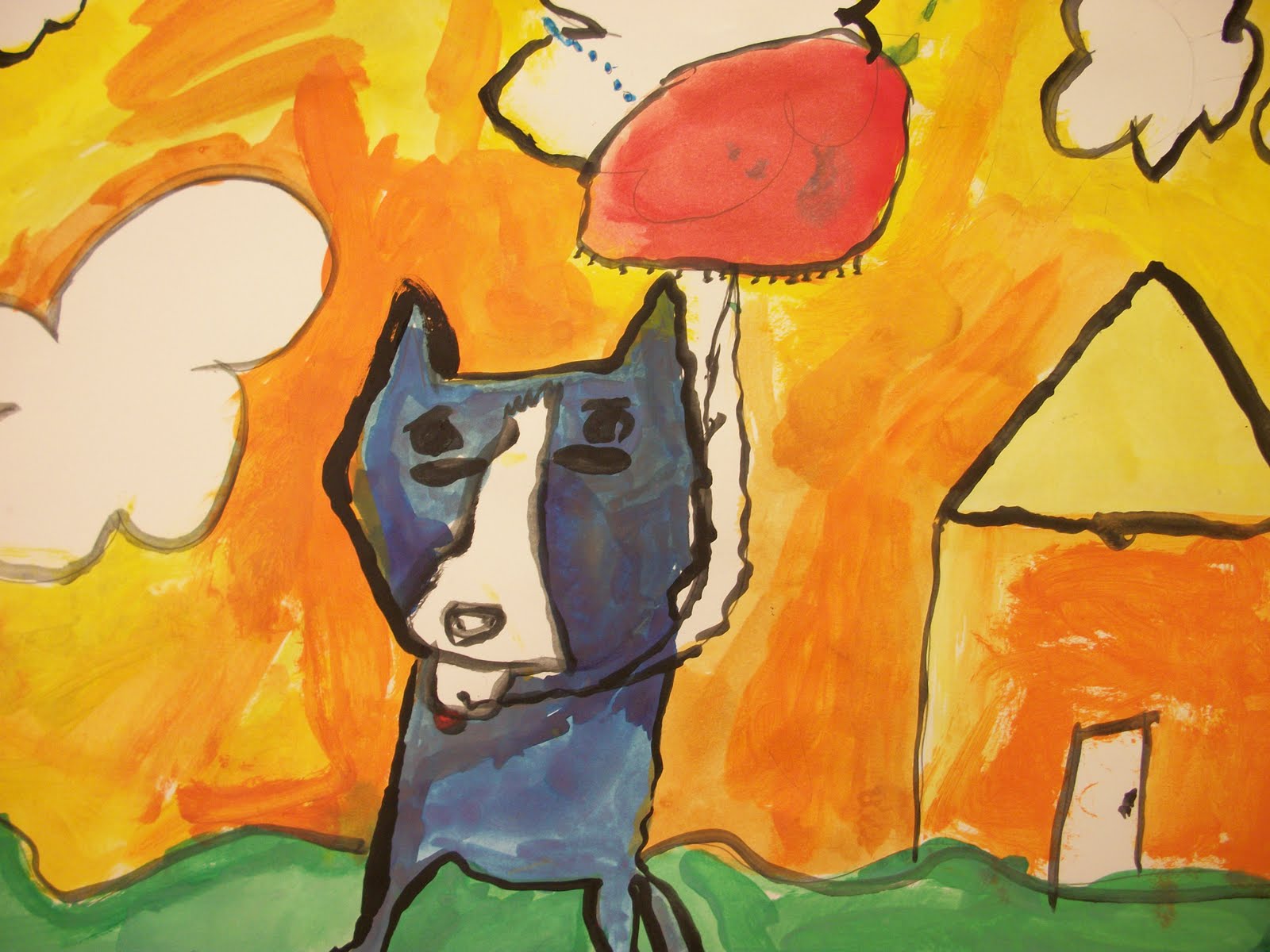 we heart art Why is Blue Dog Blue?