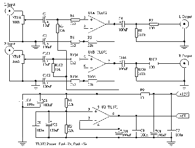 Elec-Circuit: Circuit Pre Amp for car