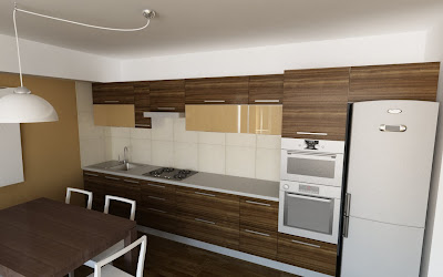 design interior bucatarie