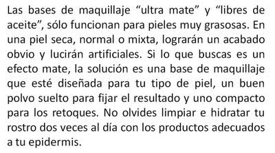 base del maquillaje