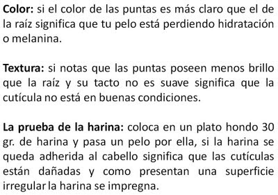 cabello dañado