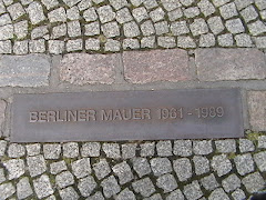 where the berlin wall used to be in the street