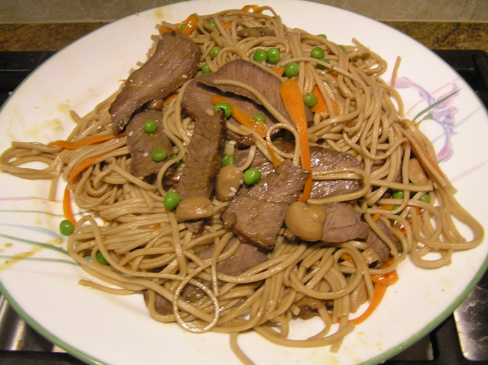 Leftover Steak with Soba Noodles Easy