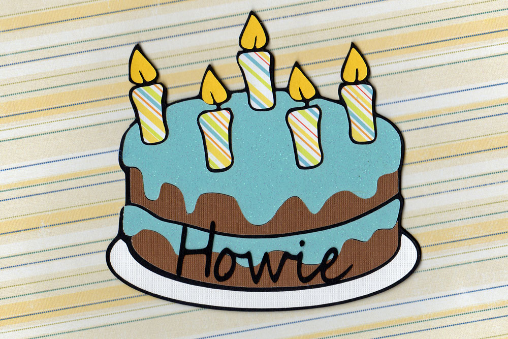 custom cut cards birthday