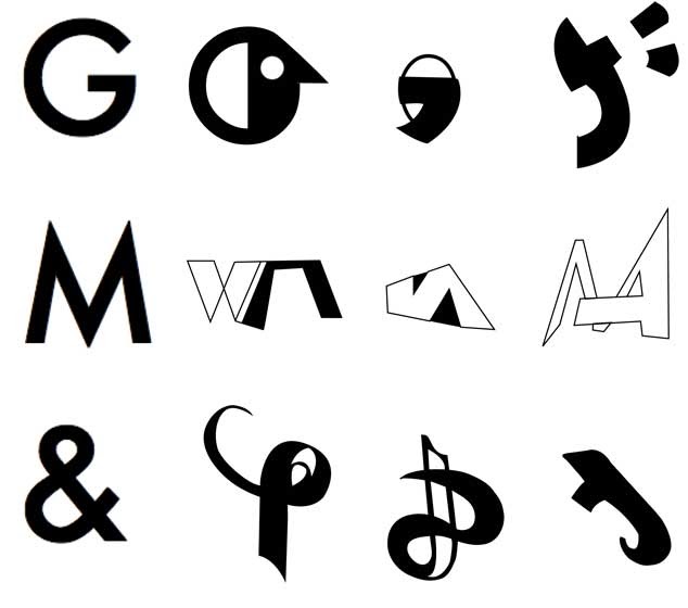 what a kurios blog: Typography- Letter Abstraction