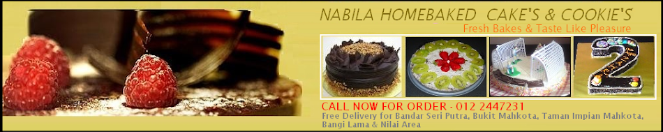 Nabila HomeBaked Cake's & Cookie's