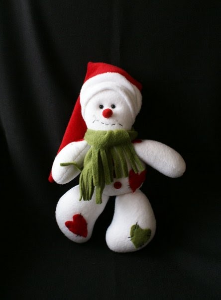 muñecos en tela polar